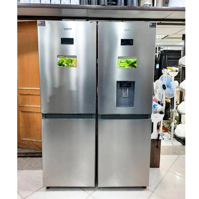 یخچال فریزر دو قلو نیکسان استیل مدل ENR-594-ICE