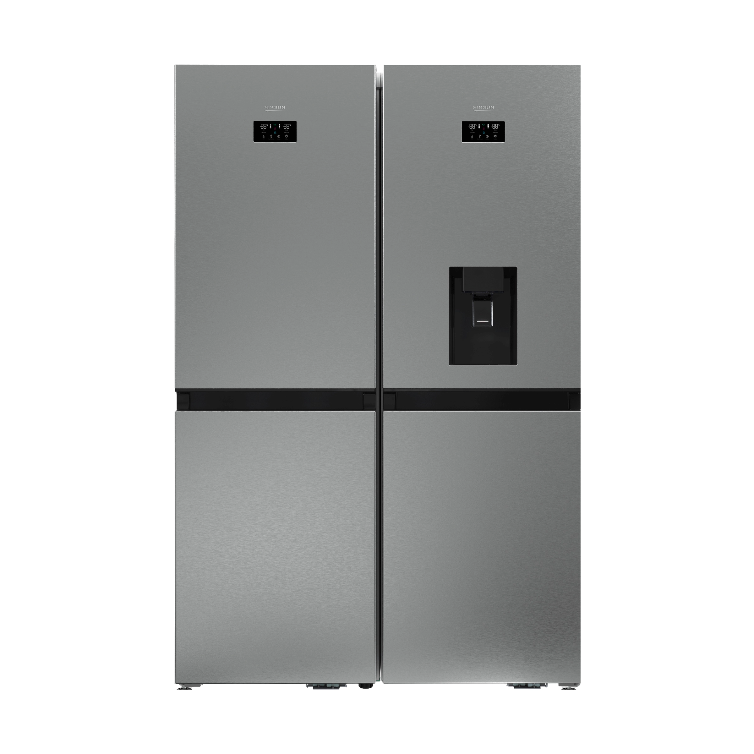 یخچال فریزر دو قلو نیکسان استیل مدل (NR6040DN/NF6040DN-ICE)ENR-594-ICE