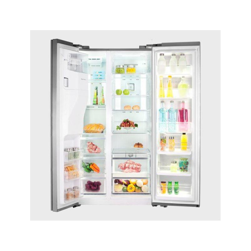 یخچال فریزر ساید اسنوا استیل مدل SN8-3320SS