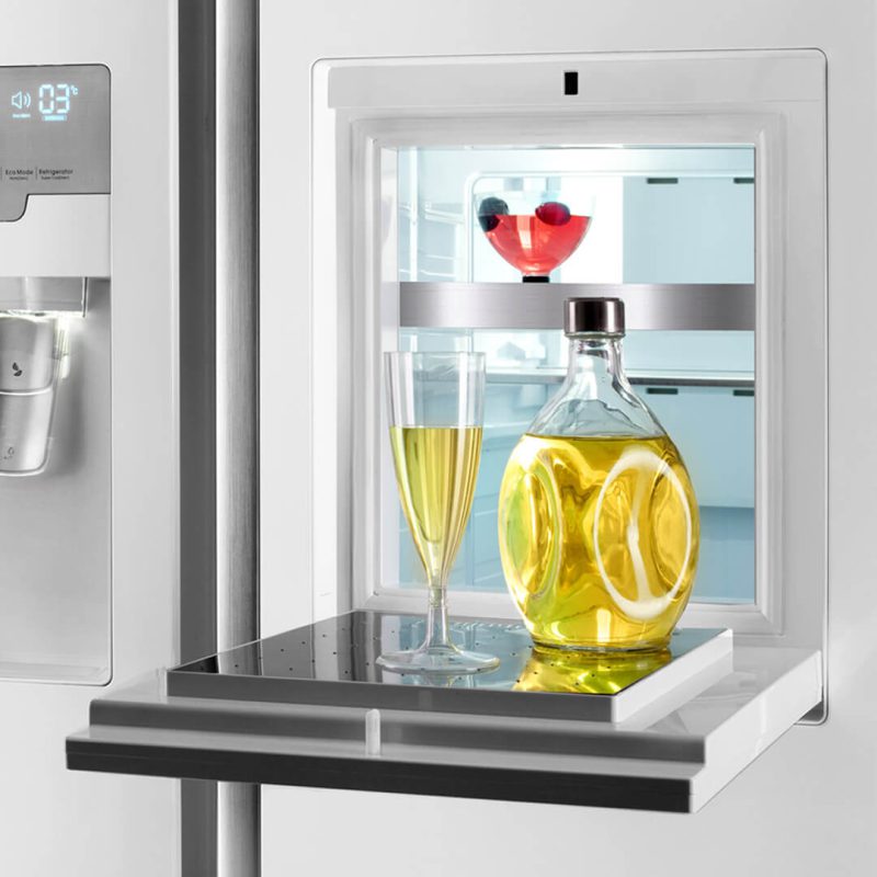 یخچال فریزر ساید بای ساید سری هایپر مدل SN8-2035SS
