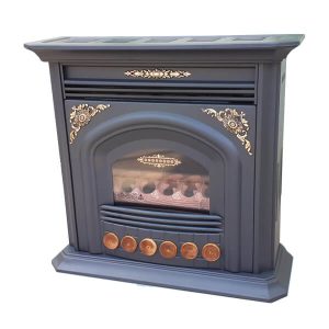 بخاری گازی شایسته لوکس jk-30-1013 مشکی با چوب