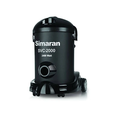 جارو برقی سیماران مدل SVC-2000 مشکی 2400 وات سطلی