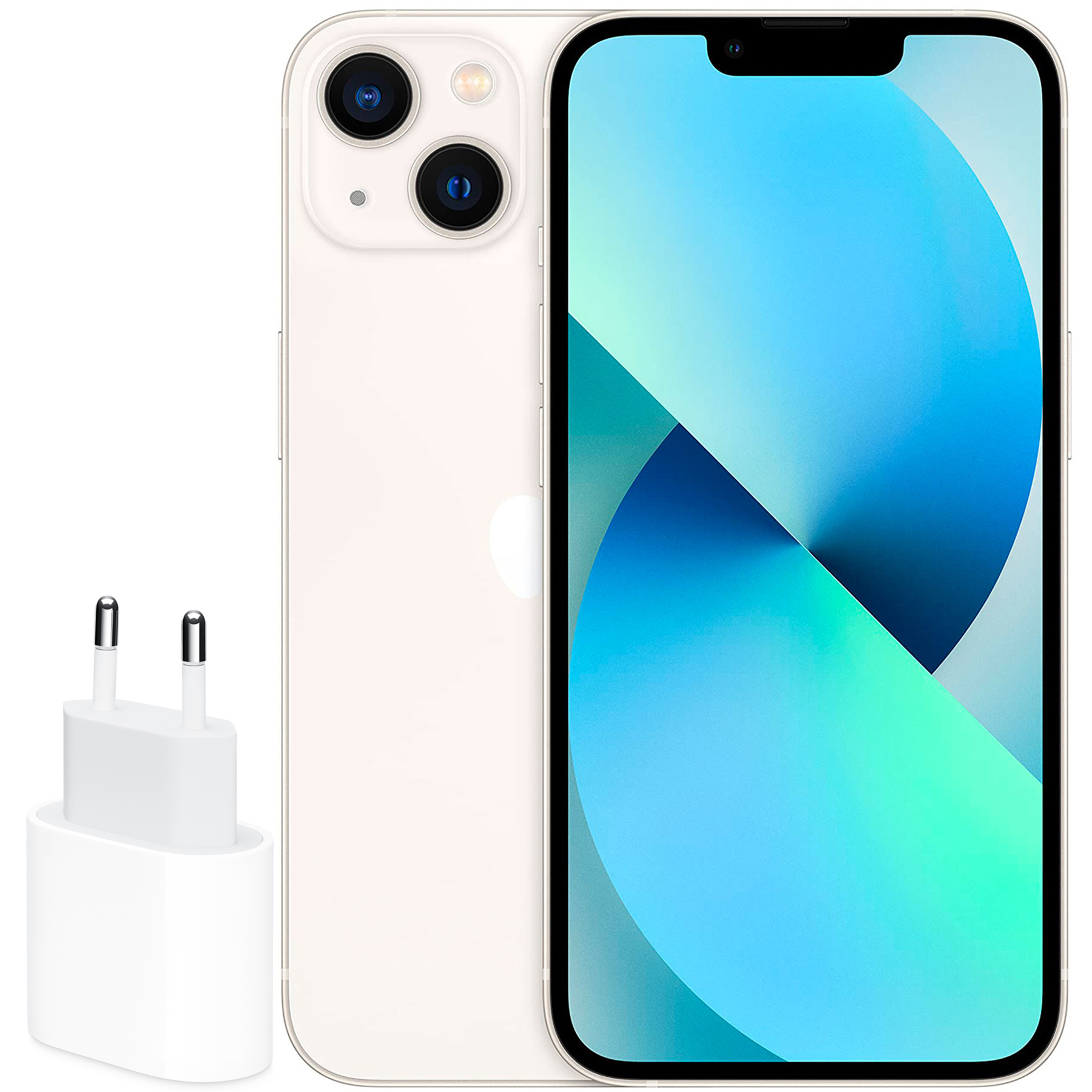 20 گوشی موبایل پرفروش سال 1403 6 گوشی موبایل اپل مدل iPhone 13 CH دو سیم کارت ظرفیت ۱۲۸ گیگابایت و رم ۴ گیگابایت به همراه شارژر ۲۰ وات اپل – نات اکتیو