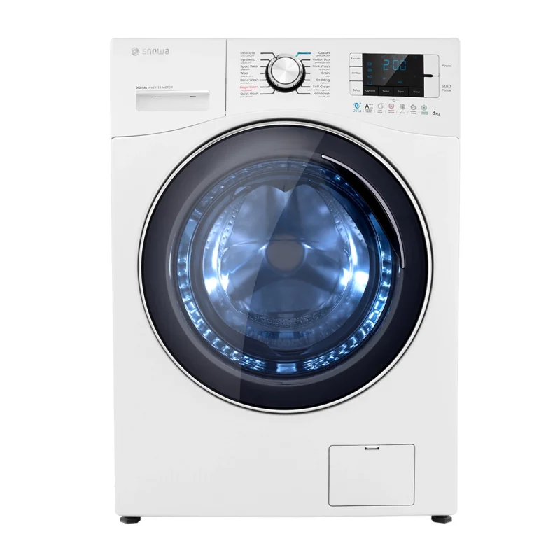 ماشین لباسشویی اسنوا 8 کیلویی مدل swm-84w40 سفید