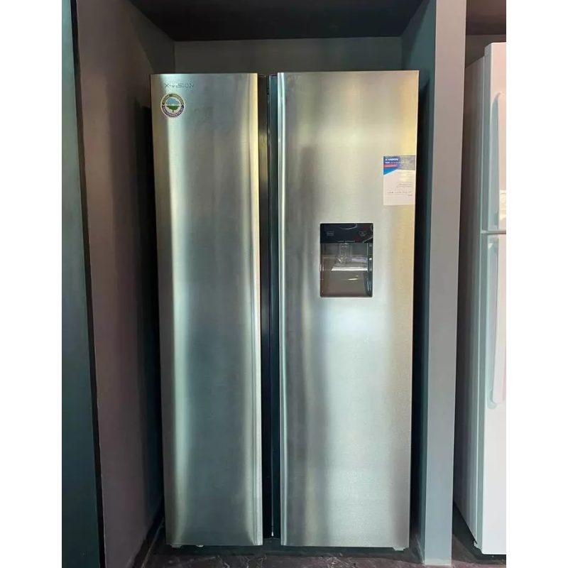 یخچال فریزر ساید ایکس ویژن مدل TS666 استیل 30 فوت