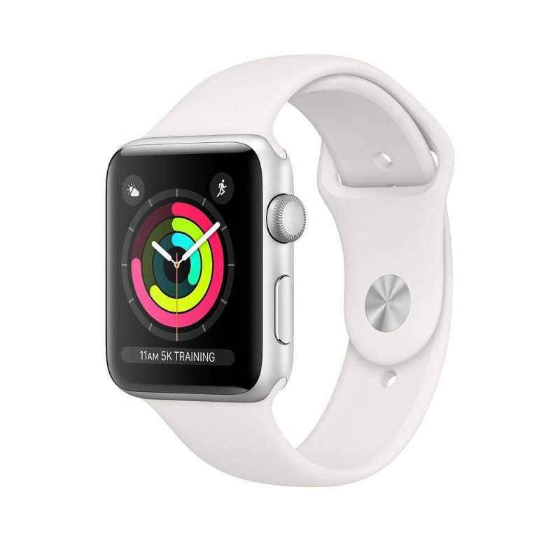 ساعت هوشمند اپل واچ سری SE 2021 مدل 40mm Aluminum Case with Sport silicone Band