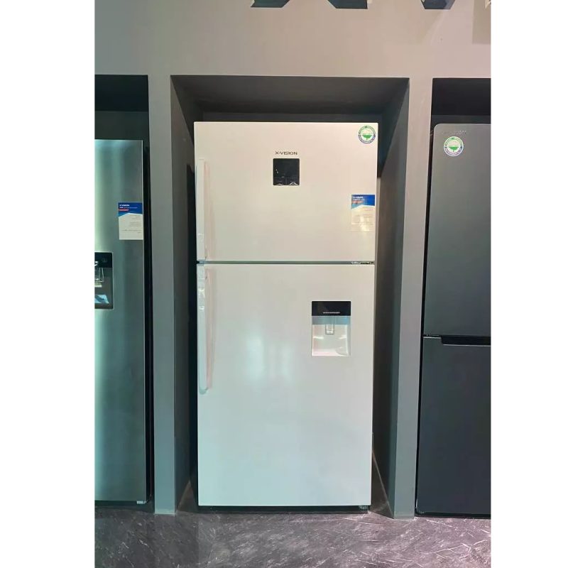 یخچال و فریزر  ایکس ویژن مدل TT582-AWD سفید 30 فوت