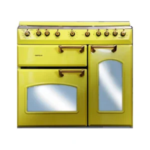 اجاق گاز امرسان 3 فر زرد رویه استیل