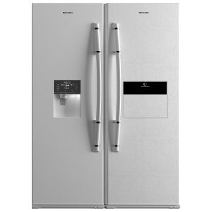 یخچال و فریزر دوقلو 32 فوت هیمالیا پاناروما چرمی یخساز هوم بار NR440p-NF280p