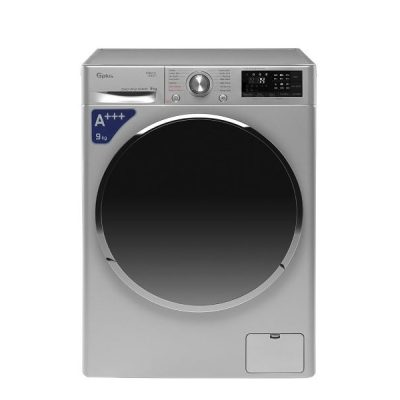 ماشین لباسشویی جی پلاس مدل GWM-L909SS ظرفیت 9 کیلوگرم نقره ای