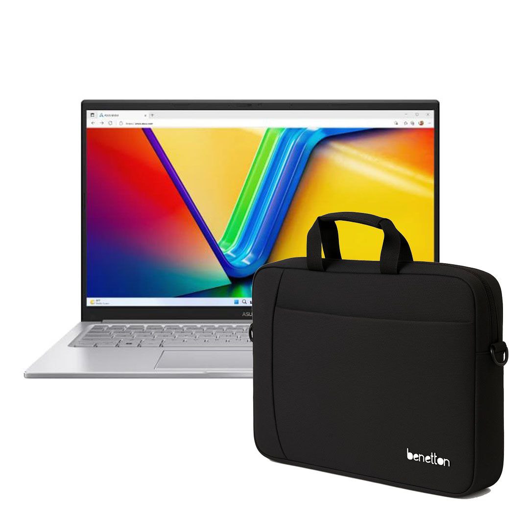 لپ تاپ ۱۵.۶ اینچی ایسوس مدل VivoBook F1504VA i5 1335u 16G 1TB SSD intel + کیف دستی