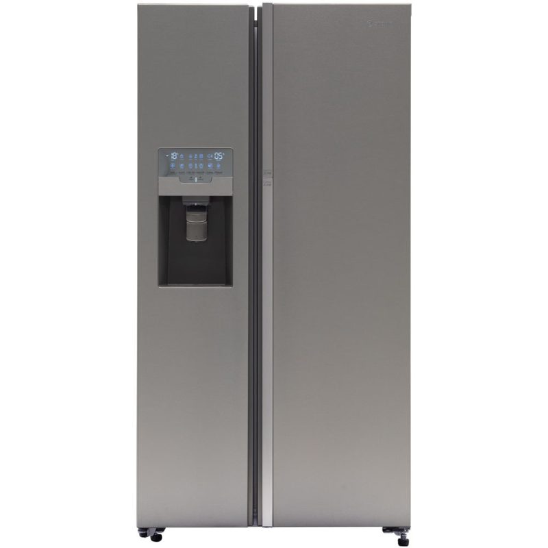 یخچال فریزر ساید اسنوا مدل SS-3035 نقره 35 فوت درب دوبل