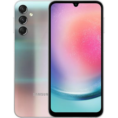 گوشی موبایل سامسونگ مدل Galaxy A24 4G نقره ای128 بارم8