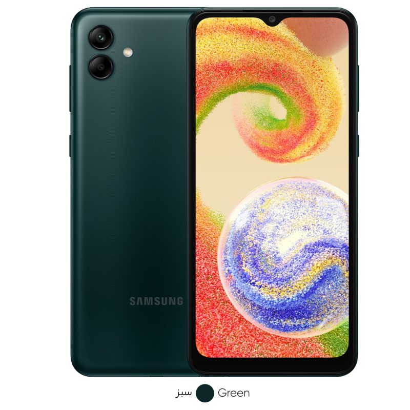 گوشی موبایل سامسونگ Galaxy A04 ظرفیت 64 گیگ 2 سیم کارت مشکی