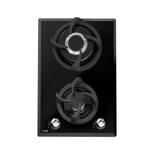 اجاق گاز رومیزی آلتون G-201 صفحه شيشه 2 شعله پلوپزدار