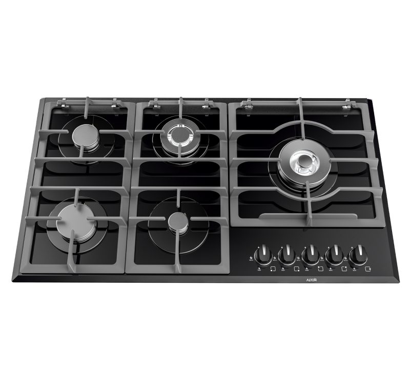گاز توکار G523 آلتون صفحه شیشه‌ای