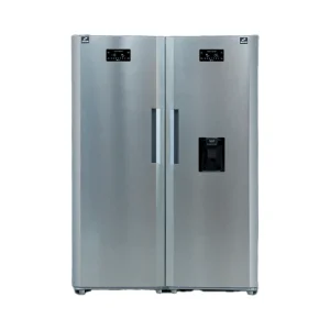 یخچال فریزر سینور دو قلو اسمارت جنیوس نقره ای 38 فوت