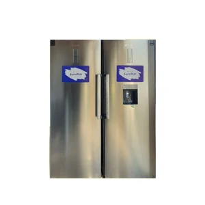 یخچال فریزر يورو استار NF592DN استيل 1760یخساز اتومات