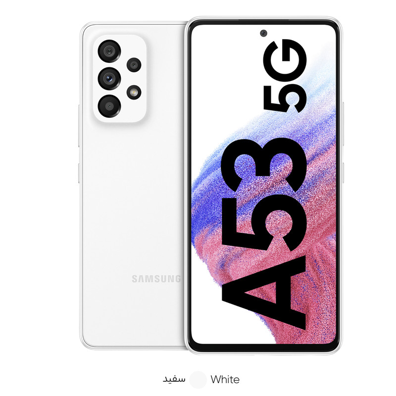 بهترین گوشی های سامسونگ در رنج قیمت زیر ۱۵ میلیون تومان 9 گوشی موبایل سامسونگ مدل GALAXY A53 5G دو سیم کارت ظرفیت ۱۲۸ گیگابایت و رم ۸ گیگابایت