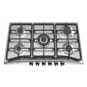 اجاق گاز رومیزی آلتون S-501-TP صفحه استیل 5 شعله پلوپزدار