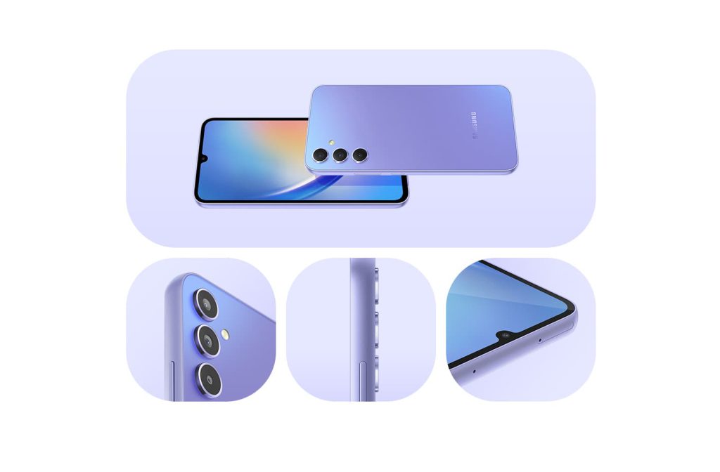 گوشی موبایل سامسونگ مدل Galaxy A34 5G دو سیم کارت 128 گیگابایت و رم 8 گیگابایت همراه شارژر ویتنام 4