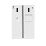 یخچال و فریرز دو قلو کلور گلوری پلاس سفید همراه با اینورتر (عرض ۲*۶۰)