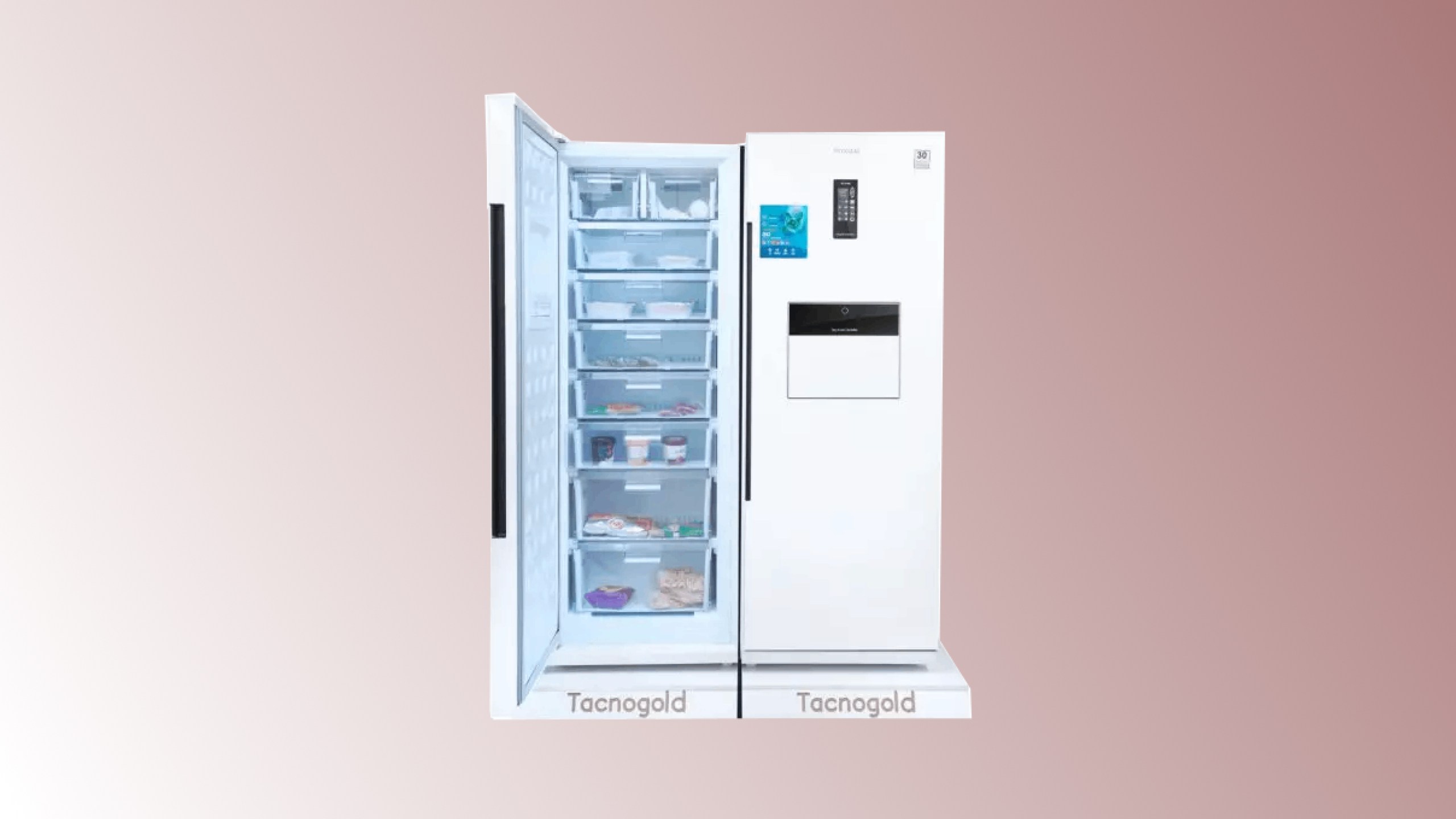 یخچال فریزر دو قلو تاکنوگلد s600-601rf فوت 44 1 یخچال فریزر دو قلو تاکنوگلد s600-601rf فوت ۴۴