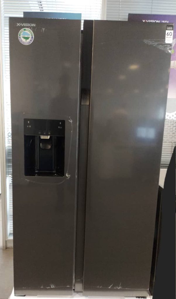 یخچال فریزر ساید بای ساید اتوماتیک ایکس ویژن مدل HS550