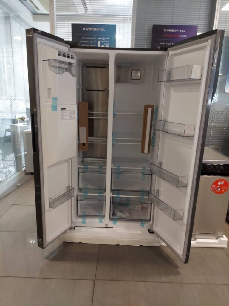 یخچال فریزر ساید بای ساید اتوماتیک ایکس ویژن مدل HS550