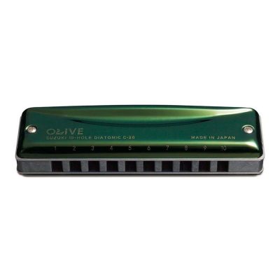 سازدهنی دیاتونیک OLIVE 10 HOLE سوزوکی مدل C-20C