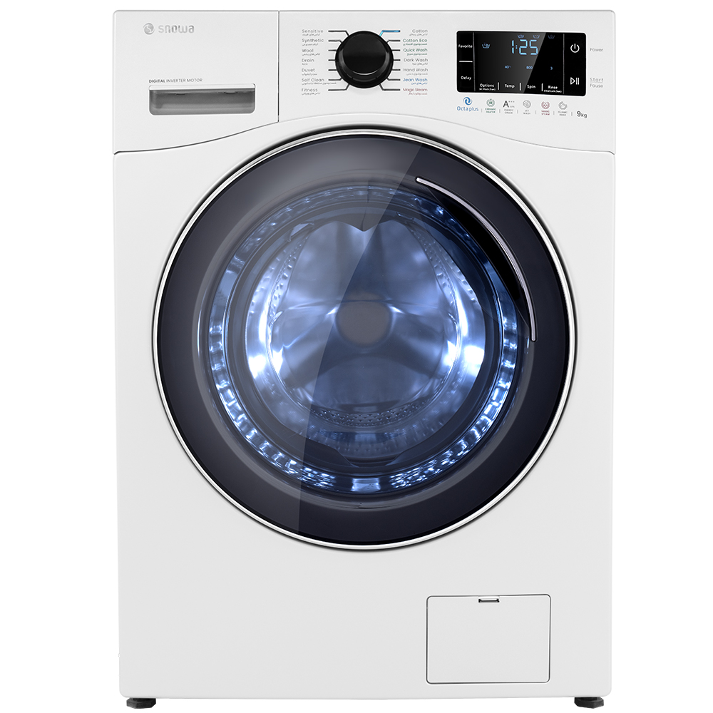 ماشین لباسشویی ۹ کیلویی اسنوا مدل E-92WS