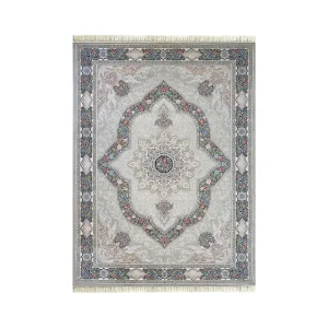 فرش 700 شانه آکریلیک کارینا کد 2023 رنگ زمینه فیلی