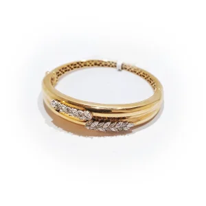 دستبند النگویی مصباح جواهرنشان