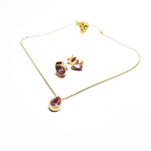 نیم ست سنگ صورتی مینیمال