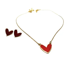 نیم ست فانتزی قلب قرمز