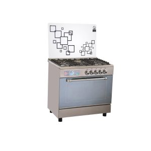 اجاق گاز مبله متان 2015B استيل درب دار رويه استيل