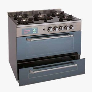 اجاق گاز مبله متان 2016k استیل رويه شیشه کشودار (ترموکوبل)