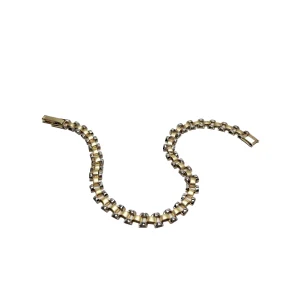 دستبند رولکس سه ردیف دو رنگ