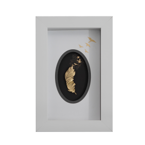 تابلو طلا زرین پارسه طرح پر