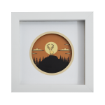 تابلو طلا زرین پارسه طرح غروب