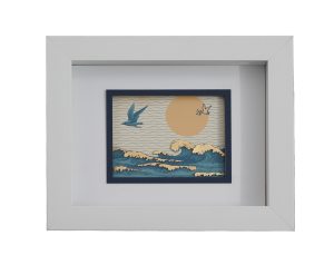 تابلو طلا زرین پارسه طرح دریا