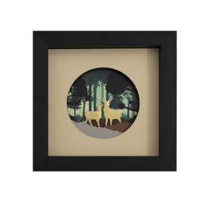 تابلو طلا زرین پارسه طرح بیشه