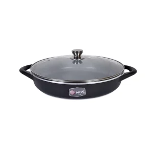 ام جي اس تابه سايز 28 دو دسته گرانيت مشکي در دار