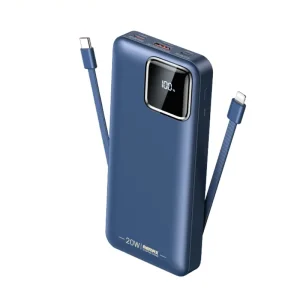 پاوربانک ریمکس Fast Charge 22.5W ظرفیت 20000 میلی آمپر ساعت