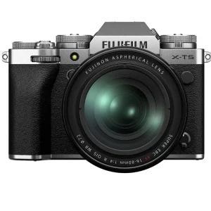 دوربين بدون آينه فوجي فيلم Fujifilm X-T5 XF16-80mm Lens Kit Silver
