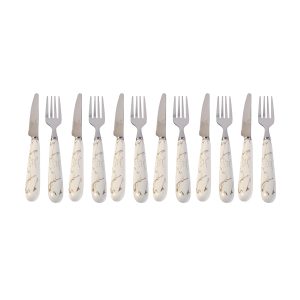 کارد و چنگال سراميکي ام جي اس ماربل C