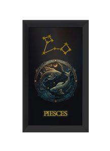 تابلو طلا زرین پارسه طرح زودیاک اسفند