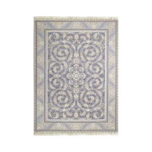 فرش 1200شانه اکرلیک خوشه طلا (زمینه طوسی)