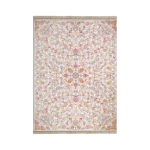 فرش 1200شانه اکرلیک کد k1120 زمینه کرم