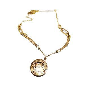 گردنبند دوبل وی ال